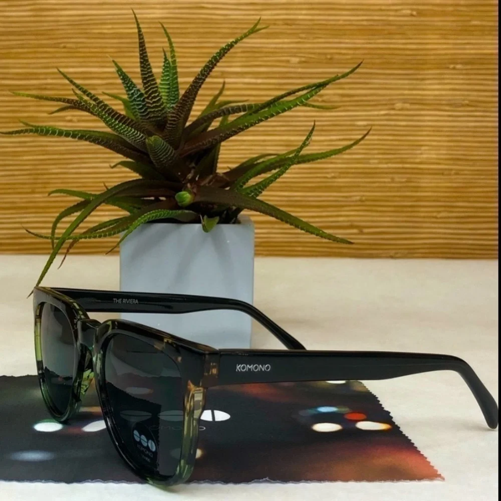 Komono sunglasses riviera palms NEW green
